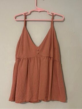 Pink babydoll top